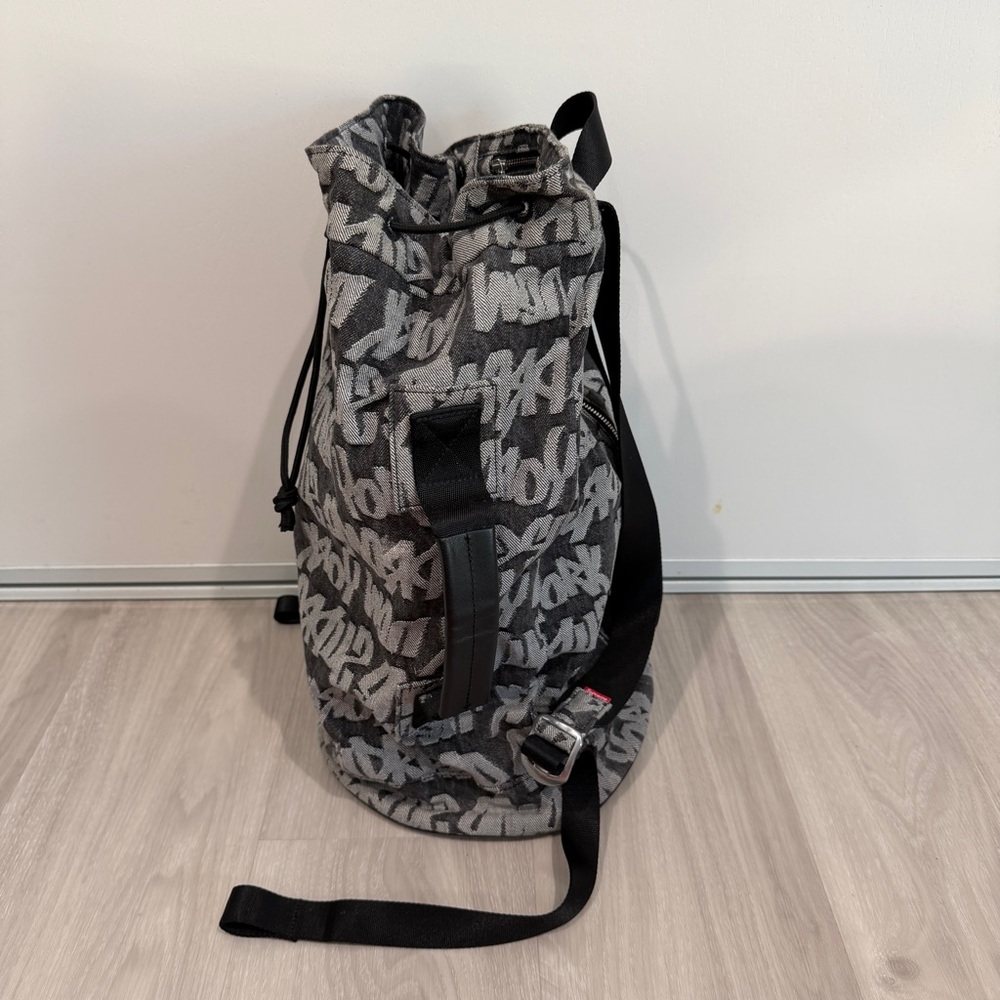 Supreme Black Denim Backpack - Picture 2 of 11